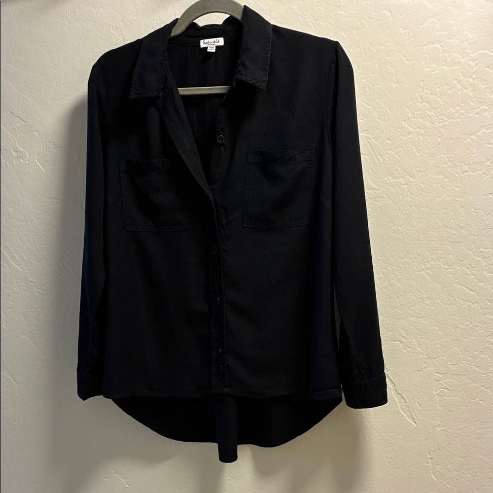 Splendid Black Button Down Shirt Size XS